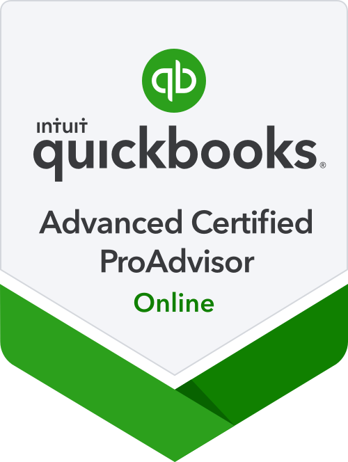 QuickBooks Advanced Certified ProAdvisor Online badge